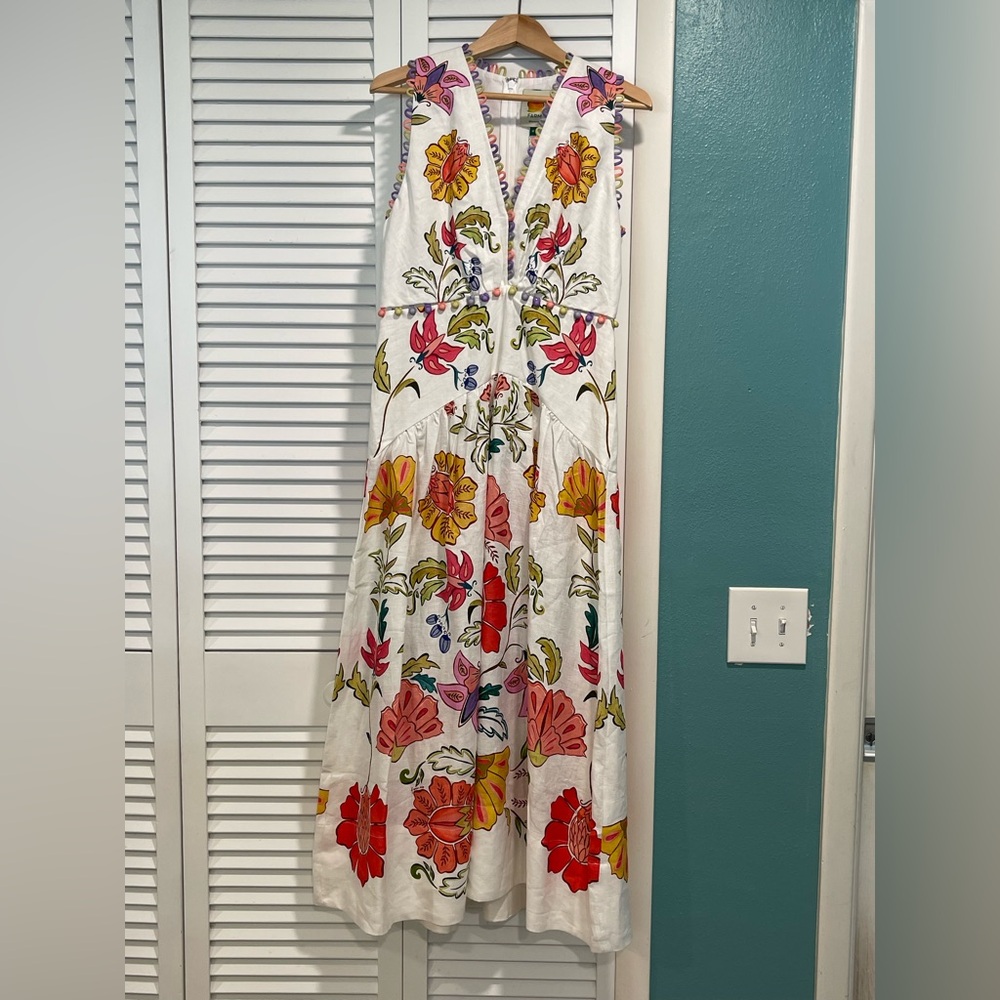 FARM Rio | NWT | Floral Insects Maxi Dress| M - Picture 12 of 12